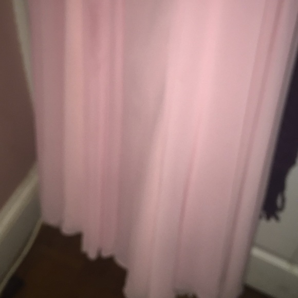 Terani Light Pink Sparkle Prom Dress - Picture 3 of 4